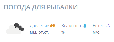 Погода для рыбалки  Орехово-Зуево - 