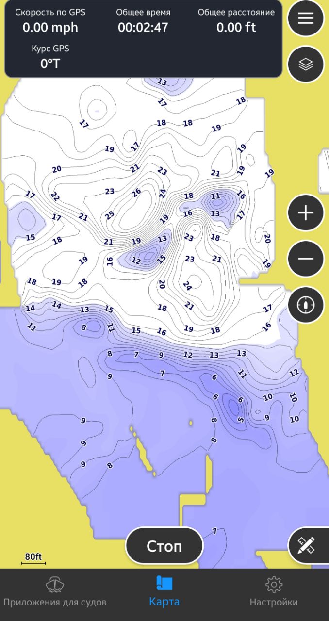 лучшая программа под андроид для рыбаков показывающая глубины водоёмов
