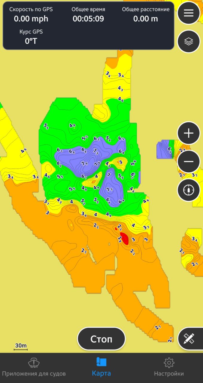 лучшая программа под андроид для рыбаков показывающая глубины водоёмов